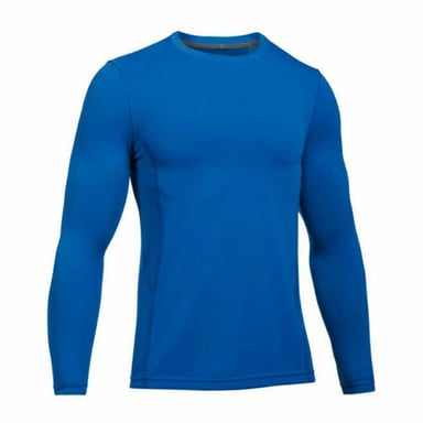 Under Armour Long Sleeve Crew Neck Blue Mens Sports Baselayer 1284637 789