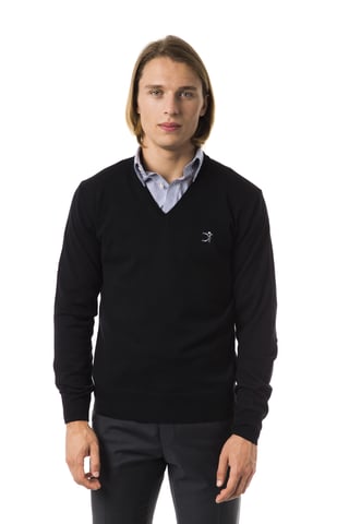 Uominitaliani Men's Nero Sweater