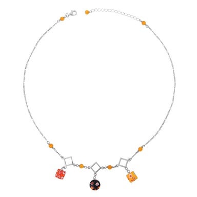 Orphelia Dames 925 Sterling Zilveren Halsketting - Zilver ZK-2584