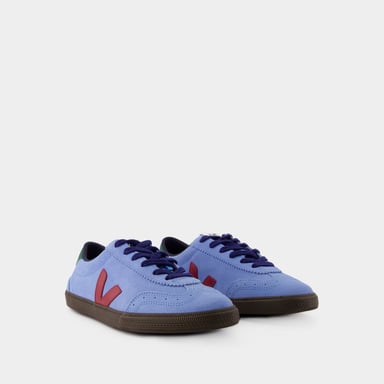 Volley Sneakers - Veja - Leer - Blauw