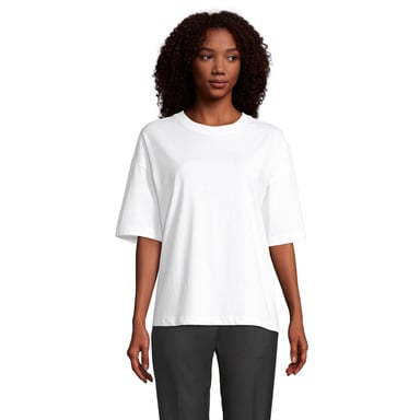 SOLS Womens/Ladies Boxy Oversized T-Shirt (White)