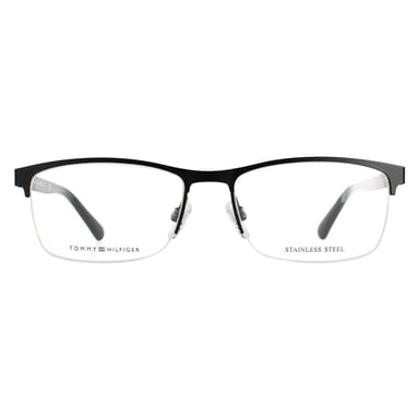 Tommy Hilfiger Half Rimless Mens Matte Black TH 1528