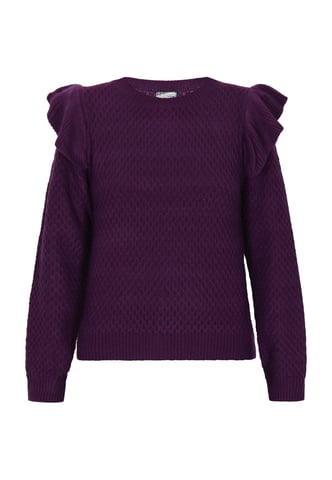 Dreimaster Pullover women purple