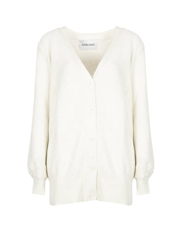 Silvian Heach Cardigan Aberdeen Woman's White