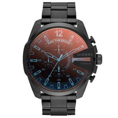 Diesel DZ4318 Mega Quartz herrklocka i rostfritt stål