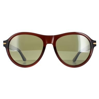 Serengeti Round Mens Red Brown Mineral Polarized Green 555nm Danby