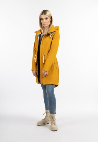 ICEBOUND softshell coat women mustard