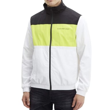 Calvin Klein men's jacket with a striking color block design