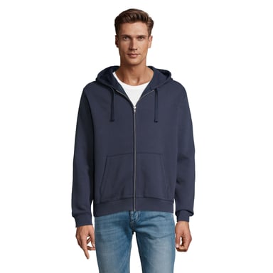 SOLS Mens Spike Full Zip Hoodie (French Navy)