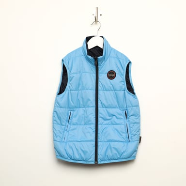 Boy's Napapijri Santafe Gilet in Blue