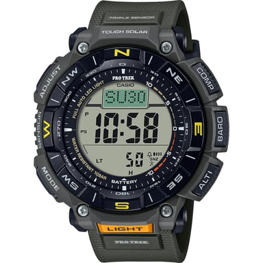 Casio Protrek Heren Horloge Groen PRG-340-3ER