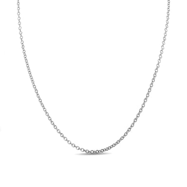 Luxenter 925 sterling silver chain with rhodium plated finish