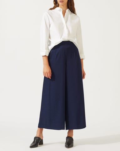 Spot Jacquard Circular Culotte