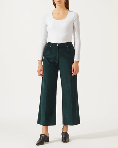 Double Front Scoop Tee