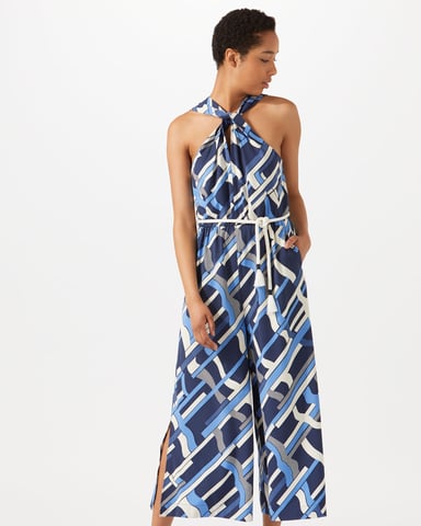 Graphic Weave Jumpsuit