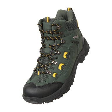 Mountain Warehouse Mens Adventurer Waterproof Hiking Boots (Green)