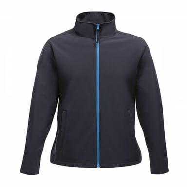 Regatta Womens/Ladies Ablaze Printable Soft Shell Jacket (Navy Blue/French Blue)