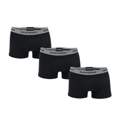 Men's Armani 3 Pack Boxers in Black