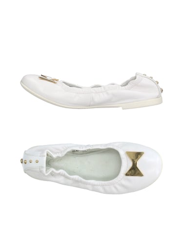 FOOTWEAR Armani Junior White Girl Leather