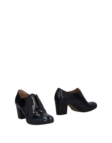 Mally Dark Blue Leather Ankle Boots