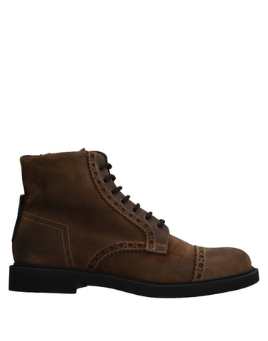 Bruno Bordese Man Ankle boots Khaki Leather