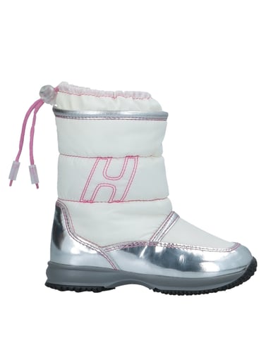 Hogan White Girls Leather Shoes
