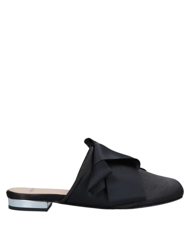 Tipe E Tacchi Women's Mules Black Textile Fibres