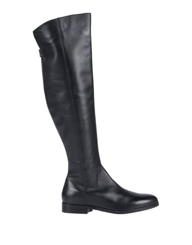 Cafenoir Black Leather Knee High Boots