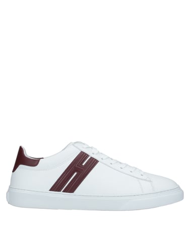 Hogan White Leather Sneakers