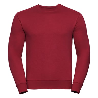 Russell Mens Authentic Sweatshirt (Slimmer Cut) (Classic Red)