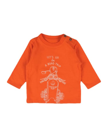 TOPWEAR Timberland Orange Boy Cotton