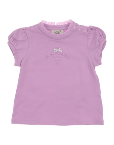TOPWEAR Armani Junior Apricot Girl Cotton