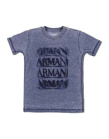 TOPWEAR Armani Junior Grey Boy Polyester