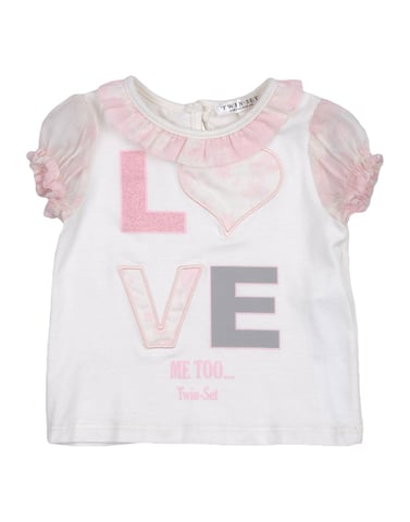 TOPWEAR Twinset Ivory Girl Viscose