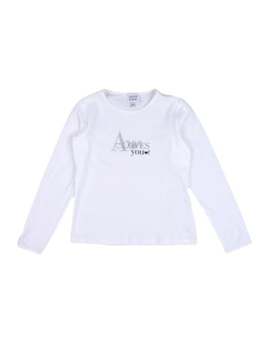 TOPWEAR Armani Junior White Girl Cotton