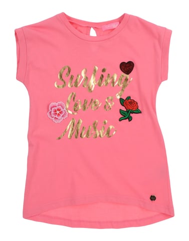 Gaudì Fuchsia Girls' Cotton Top