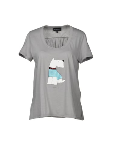 Emporio Armani Women's T-Shirt Grey Cotton