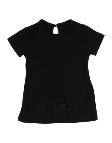 TOPWEAR Girl Gas Black Polyester