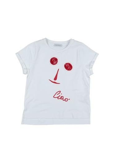 TOPWEAR Girl I Pinco Pallino White Cotton