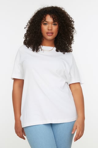 Cool Comfort Plus Size T-shirt in White