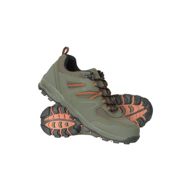 Mountain Warehouse Mens Mcleod Outdoor Wide Walking Shoes (Khaki Green)
