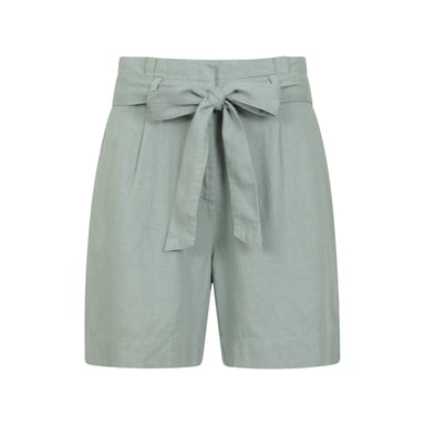 Mountain Warehouse Dames/Dames Oatley Linnen Blend Korte Broek (Kaki Groen)