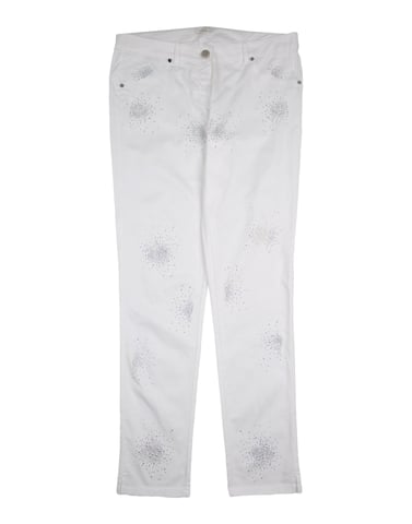 TROUSERS Miss Grant White Girl Cotton