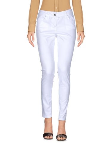 La Kore White Cotton Trousers