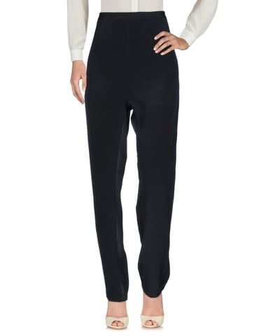 Golden Goose Deluxe Brand Black Silk Tapered Leg Trousers