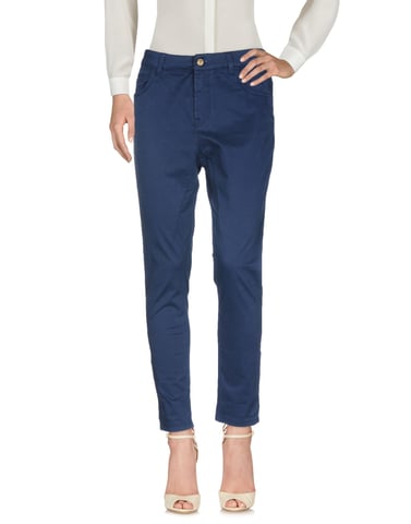 Trousers Women's Manila Grace Denim Blue Cotton