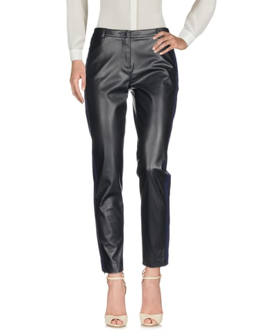 Patrizia Pepe Black Faux Leather Trousers