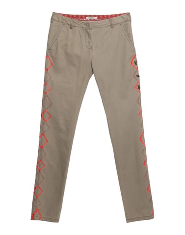 TROUSERS Girl Scotch R'Belle Khaki Cotton