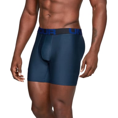 Under Armour Mens Tech 6 Inch Wicking 2 Pack Boxer Shorts