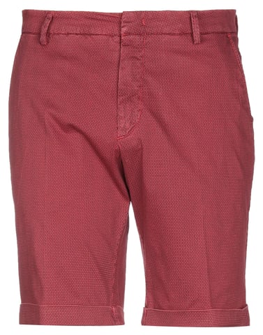 Michael Coal Red Cotton Shorts